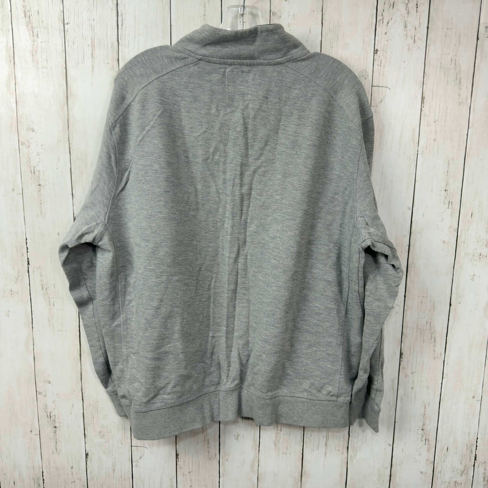 Copper &‎ Oak Men's Gray Quarter Zip Pullover Sweatshirt Size XL